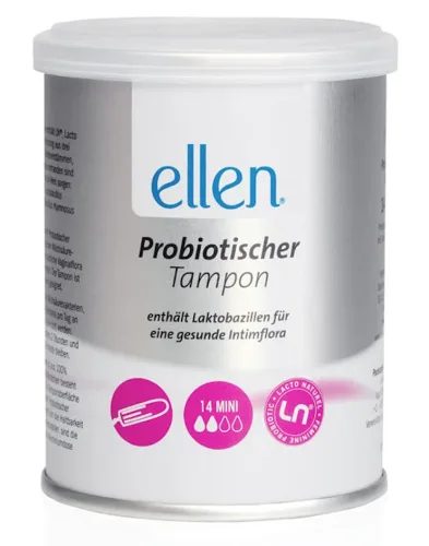 Ellen Probiotischer Tampon Mini (14 Stk)