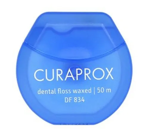 Curaprox DF 834 Zahnseide, gewachst (50m)