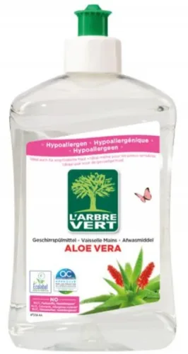 L'ARBRE VERT Öko Geschirrspülmittel Aloe Vera (500ml)
