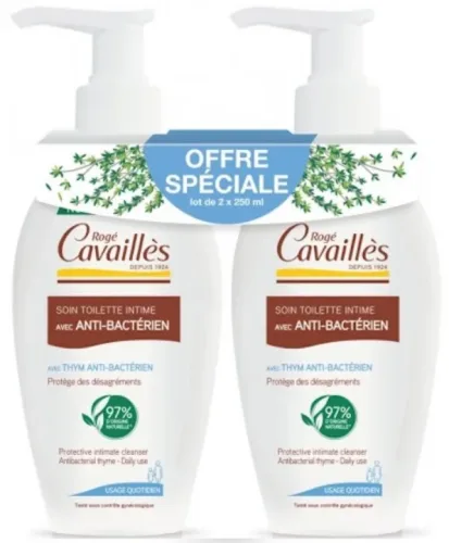 Roge Cavailles Intimwaschgel Antibakteriell (2x250ml)
