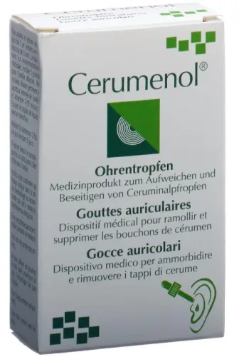 Interdelta, CERUMENOL Gtt Auric Fl 10 ml