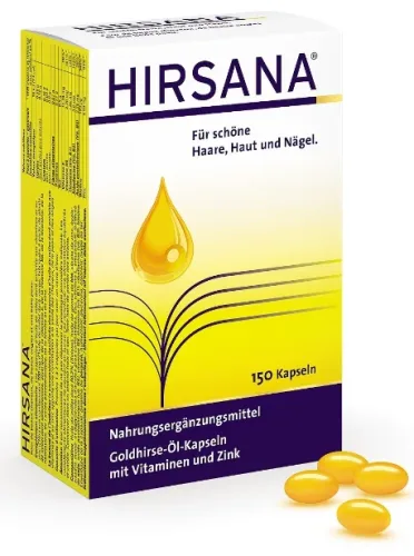 Hirsana Goldhirse Öl Kapseln (150 Stk)