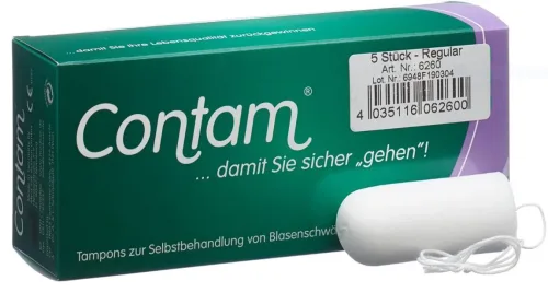 Contam Vaginaltampon 28mm Regular (5 Stk)