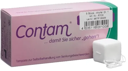 Contam Würfeltampon 32mm Grösse 1 (5 Stk)