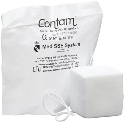 Contam Würfeltampon 42mm Grösse 3 (5 Stk)