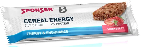 SPONSER, SPONSER Cereal Energy Bar Strawberry 40 g