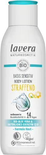 Lavera Basis Sensitive Bodylotion straffend Q10 Aloe (250ml)