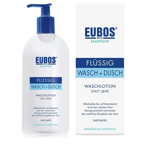 EUBOS FLÜSSIG WASCH & DUSCH Parfümfrei Dosierspender (400ml)