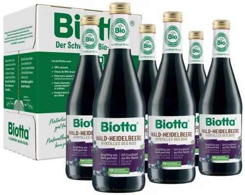 Biotta Bio Waldheidelbeere (6x5dl)