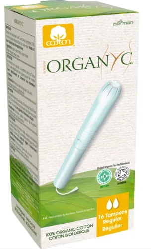 ORGANYC Tampons Regular mit Applikator (16 Stk)