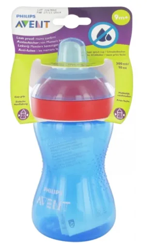 Avent, Avent - Trinklernflasche, 9M, Blau