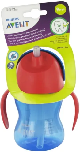 Avent, Philips Avent Strohhalmbecher mit Griffen 200ml ab 9+ Monate