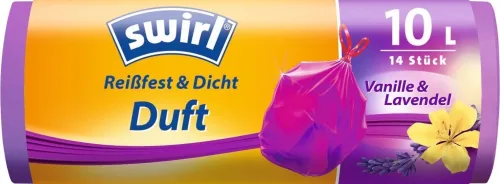 Swirl, Swirl Duftmüllbeutel Vanille & Lavendel 35L 9 Stück