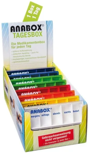 Anabox Medidispenser 7 Tage bunt (1 Stk)