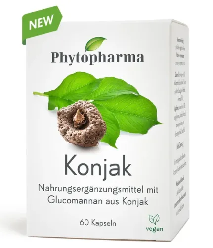 Phytopharma - Konjak Kapseln, 60 Stück