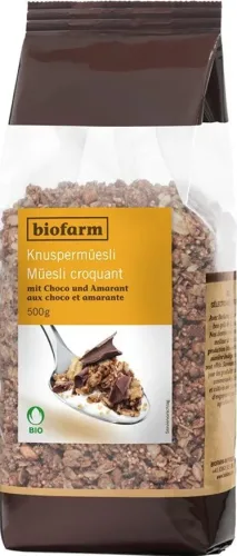 Biofarm Knuspermüesli Amarant Choco (500g)