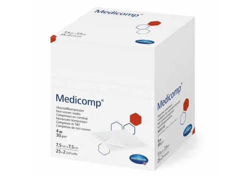 Medicomp 4-fach S30 7.5x7.5cm unsteril (100 Stk)