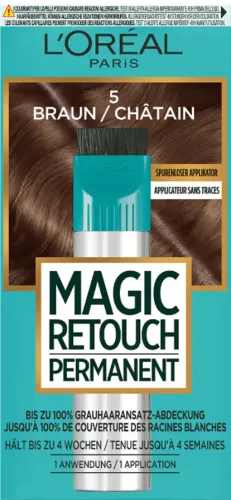 Magic Retouch, L'Oréal Paris Magic Retouch Permanent, 5 Braun