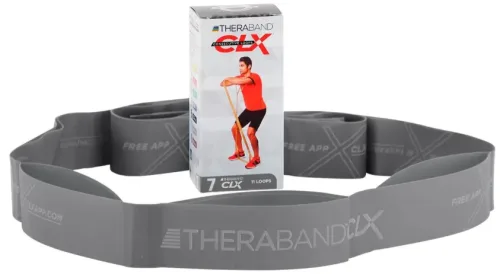 THERA-BAND, THERA-BAND&reg; &Uuml;bungsband CLX silber 2.2 m x 5