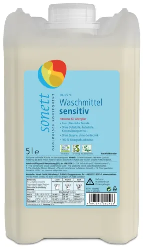 SONETT Waschmittel sensitiv 30°-95°C (5L)