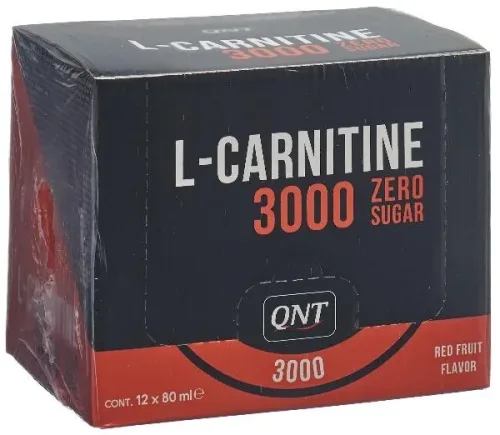 QNT L-Carnitine Shot, 3000mg (12x80ml)