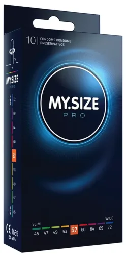 MySize PRO, MySize PRO - MY.SIZE PRO 57 10er, 10 Stück, Transparent