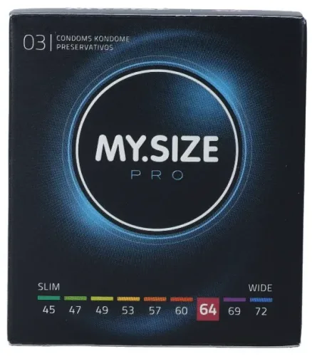 MySize -  MY.SIZE PRO 64 3er Kondom, 3 Stück
