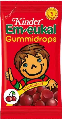 Kinder Emeukal Gummidrops Wildkirsche (75g)