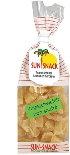 SUN SNACK Ananasschnitze (200g)