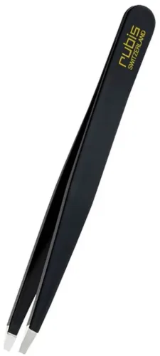 RUBIS, Rubis Pinzette gerade, schwarz, Inox