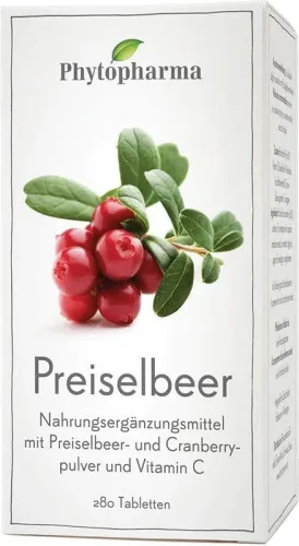 Phytopharma Preiselbeer Tabletten (280 Stk)