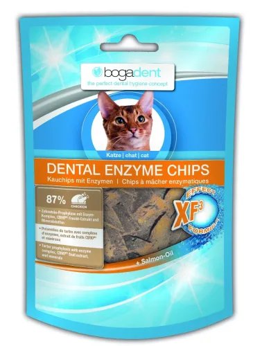 Bogadent, Bogadent DENTAL ENZYME CHIPS Katze 50g Huhn