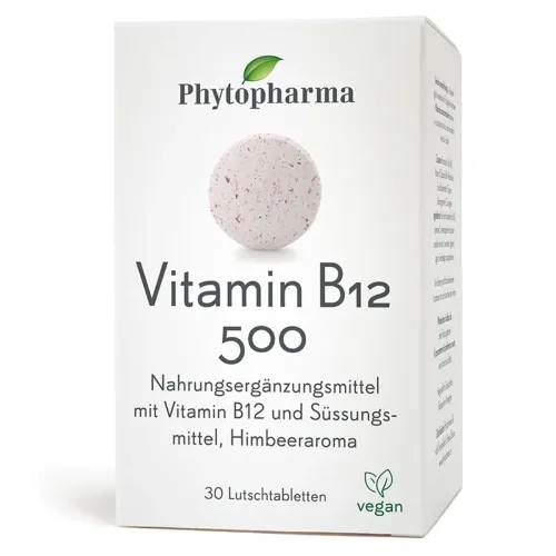 Phytopharma - Vitamin B12500 Lutschtablette, 30 Stück