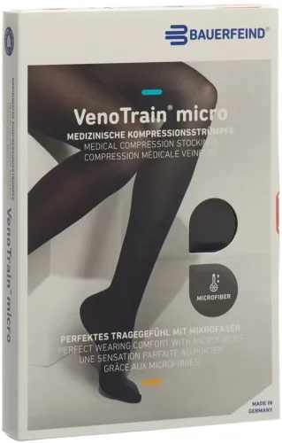 VenoTrain micro AT KKL2 Grösse L n/l gFs schwarz (1 Paar)