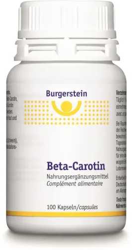 Burgerstein, BURGERSTEIN Beta Carotin Kaps Ds 100 Stk
