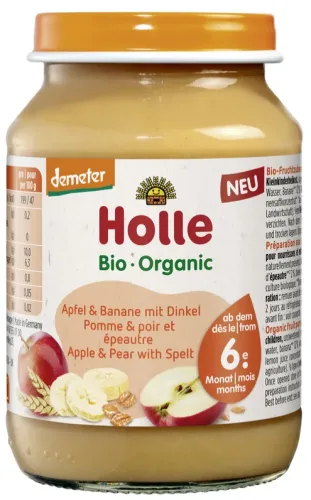 Holle Bio Apfel & Banane mit Dinkel (190g)