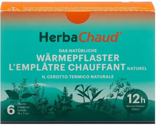 HerbaChaud Wärmepflaster, 19x7cm (6 Stk)