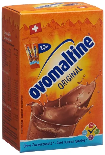 Ovomaltine, OVOMALTINE Pulver Stick o/Zucker 8810 10x15g