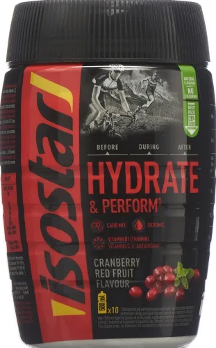 isostar Hydrate & Perform Pulver Cranberry (400g)