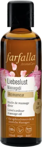 farfalla, farfalla - Aromamour,LiebeslustMassageöl, 75 ml