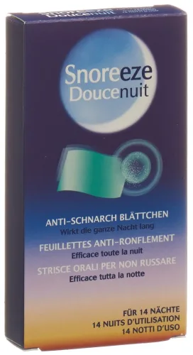 Snoreeze Anti-Schnarch Blättchen (14 Stk)