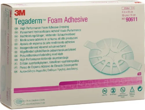 3M Tegaderm Foam HP Schaumkompresse 14x17.1cm adhesive (5 Stk)