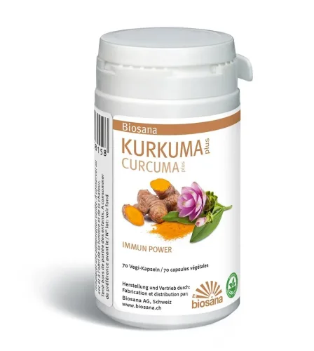 Biosana, BIOSANA Kurkuma plus Kaps Ds 70 Stk