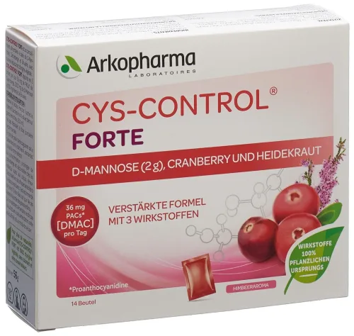 CYS-CONTROL Forte D-Mannose Cranberry & Heidekraut (14 Stk)