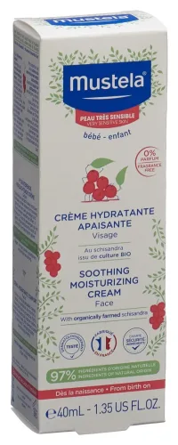 undefined, Mustela Bébé Beruhigende Gesichtscreme 40 ml