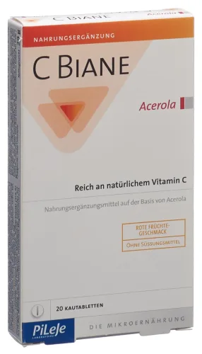 C BIANE Acerola Kautabletten (20 Stk)