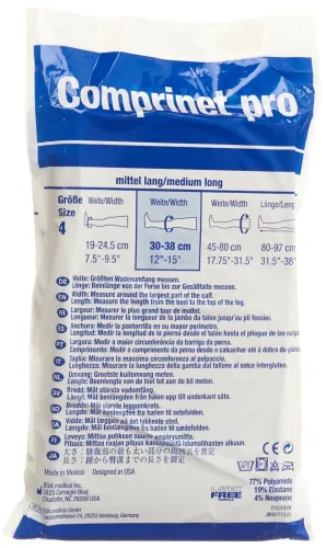 Comprinet pro Thromboseprophylaxe-Strumpf A-G Grösse 4 lang weiss (1 Paar)