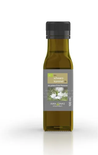 AMAZONAS Schwarzkümmelöl 100% Bio Ägypten (100ml)