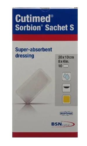 Cutimed Sorbion Sachet S, 20x10cm (10 Stk)