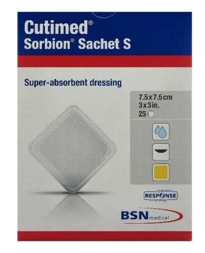 Cutimed Sorbion Sachet S 7.5x7.5cm (25 Stk)
